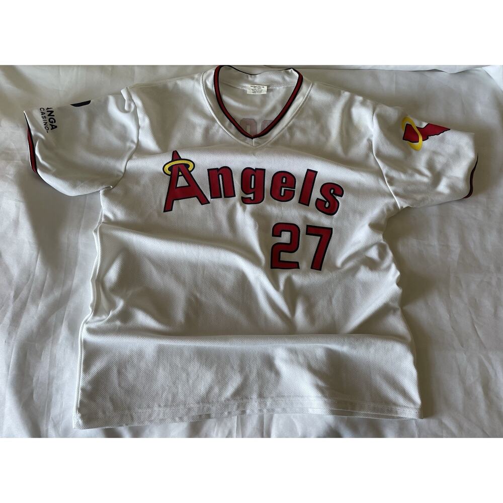 Rare Mike Trout Ltd Ed California Angels stadium Give away Jersey SGA Size XL